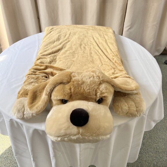 FAO Schwarz Toys R Us Kids Plush Sleeping Bag Patrick The Pup Great Condition - Picture 2 of 12